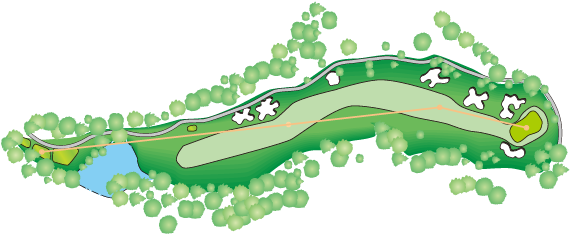 Hole 8  /  501yard  Par5 画像