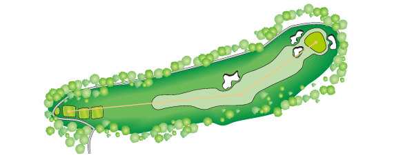 Hole 12  /  362yard  Par4 画像